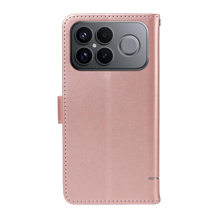 For Redmi K90 Pro Max/Poco F8 Ultra Adorable Cat Embossed Pattern Flip Leather Phone Case