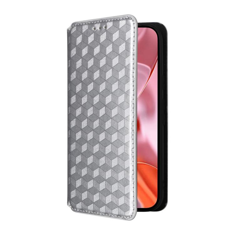 For Google Pixel 10 / Pixel 10 Pro Cubic Grid Texture Flip Leather Phone Case