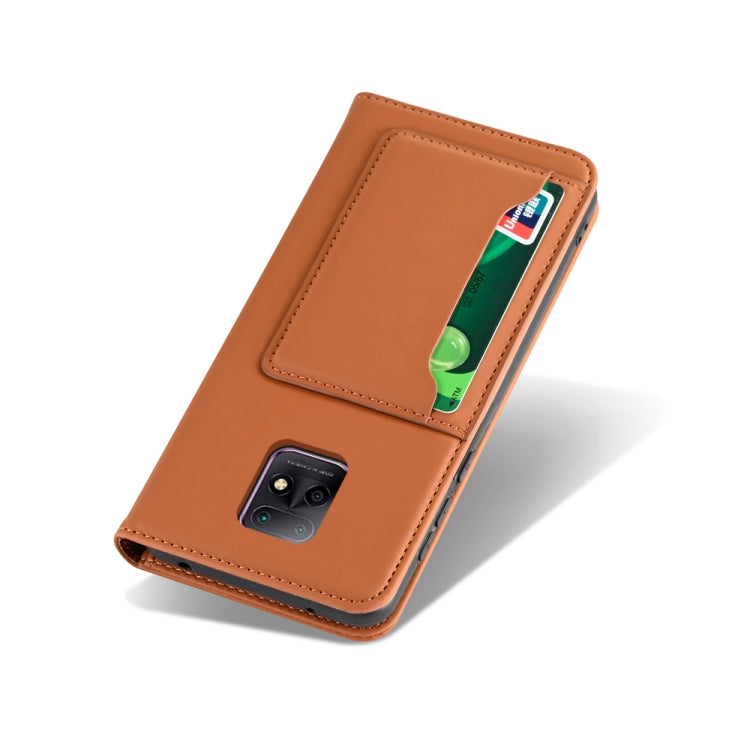 For Xiaomi Redmi 10X 5G Strong Magnetism Shockproof Horizontal Flip Liquid Feel Leather Case with Holder & Card Slots & Wallet