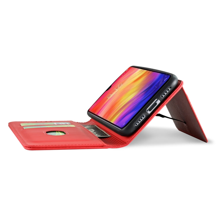 For Xiaomi Redmi Note 7 / 7 Pro / 7S Strong Magnetism Shockproof Horizontal Flip Liquid Feel Leather Case with Holder & Card Slots & Wallet