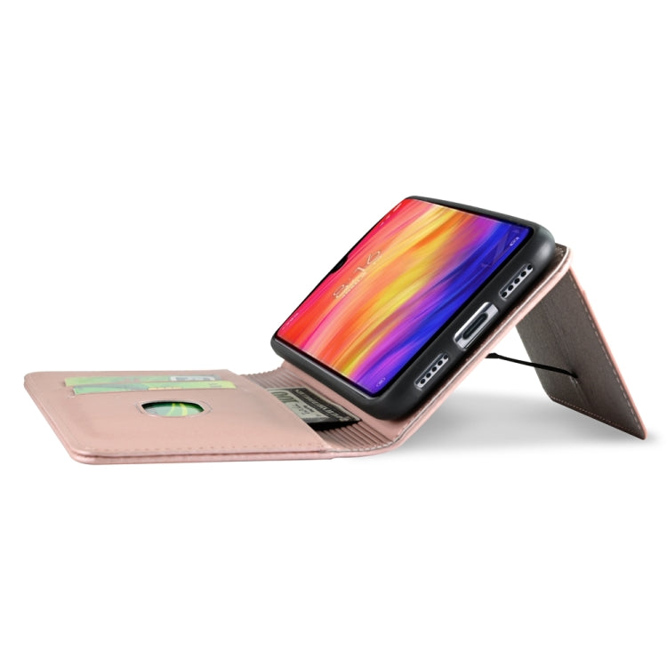 For Xiaomi Redmi Note 7 / 7 Pro / 7S Strong Magnetism Shockproof Horizontal Flip Liquid Feel Leather Case with Holder & Card Slots & Wallet