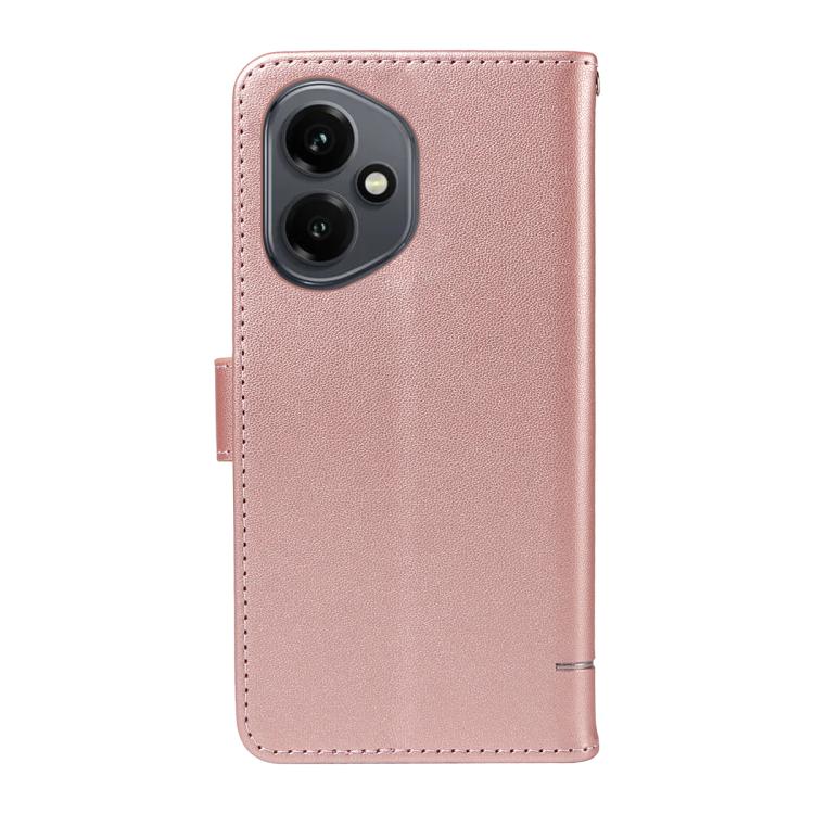 For Honor 400 Global 156.5mm Adorable Cat Embossed Pattern Flip Leather Phone Case
