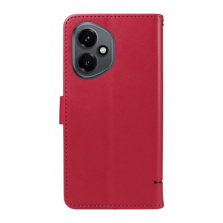 For Honor 400 Global 156.5mm Adorable Cat Embossed Pattern Flip Leather Phone Case