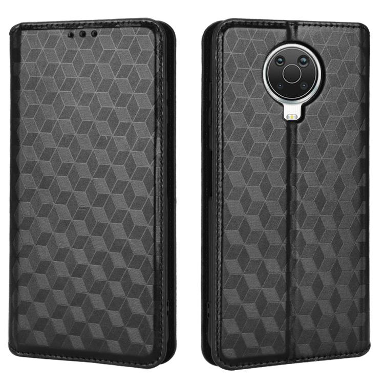 For Nokia G10 / Nokia G20 Cubic Grid Texture Flip Leather Phone Case