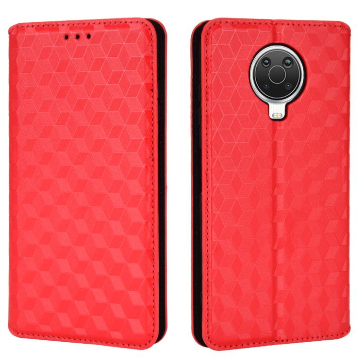 For Nokia G10 / Nokia G20 Cubic Grid Texture Flip Leather Phone Case