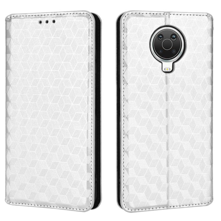 For Nokia G10 / Nokia G20 Cubic Grid Texture Flip Leather Phone Case