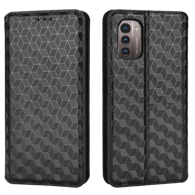For Nokia G11 / Nokia G21 Cubic Grid Texture Flip Leather Phone Case