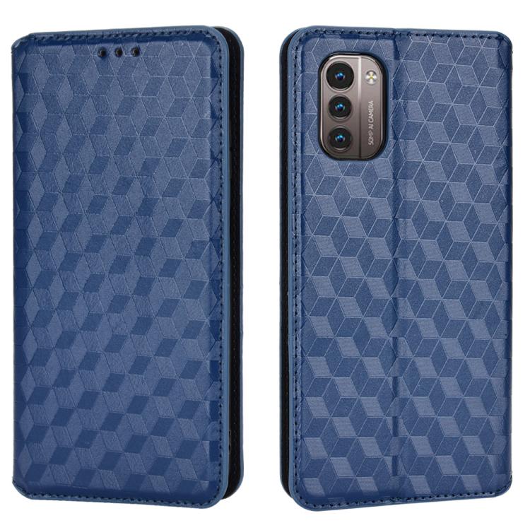 For Nokia G11 / Nokia G21 Cubic Grid Texture Flip Leather Phone Case