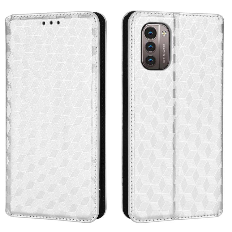 For Nokia G11 / Nokia G21 Cubic Grid Texture Flip Leather Phone Case