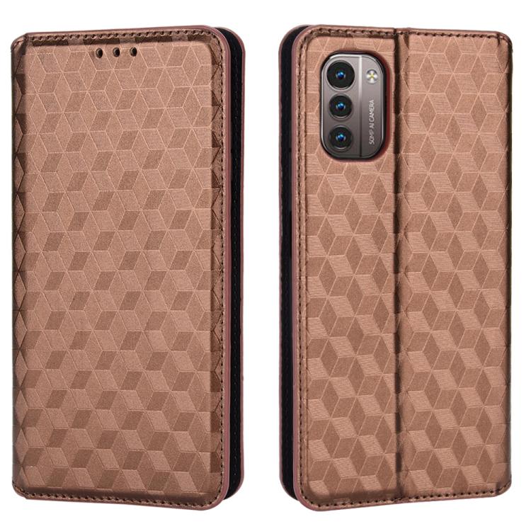 For Nokia G11 / Nokia G21 Cubic Grid Texture Flip Leather Phone Case
