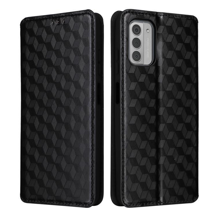 For Nokia G42 / Nokia G310 Cubic Grid Texture Flip Leather Phone Case