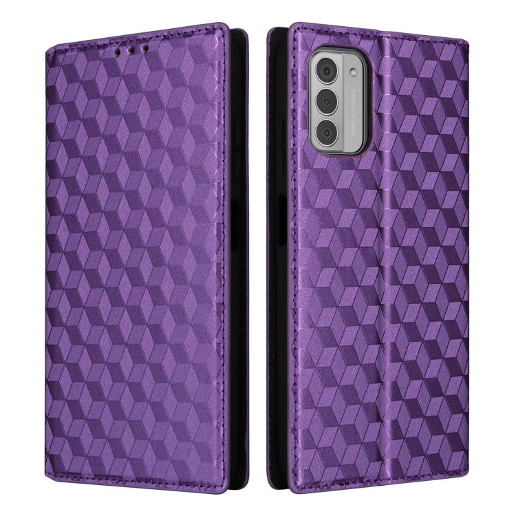For Nokia G42 / Nokia G310 Cubic Grid Texture Flip Leather Phone Case