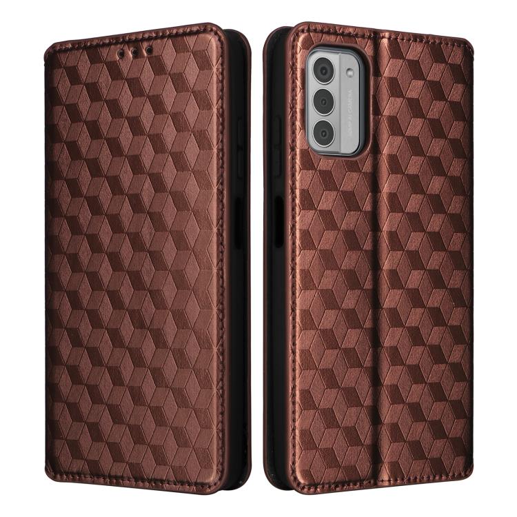 For Nokia G42 / Nokia G310 Cubic Grid Texture Flip Leather Phone Case