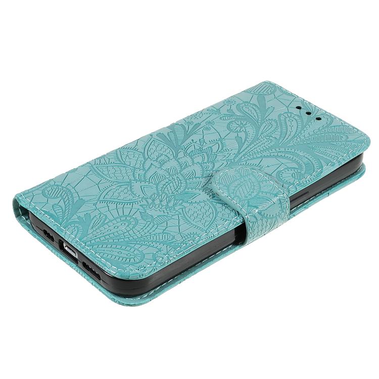 For Redmi Note 14S 4G Global Lace Flower Embossing Flip Leather Phone Case