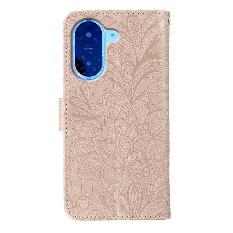 For Redmi A5 4G 173.3mm Lace Flower Embossing Flip Leather Phone Case