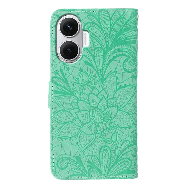 For Redmi Turbo 4 Pro 5G / Poco F7 Lace Flower Embossing Flip Leather Phone Case