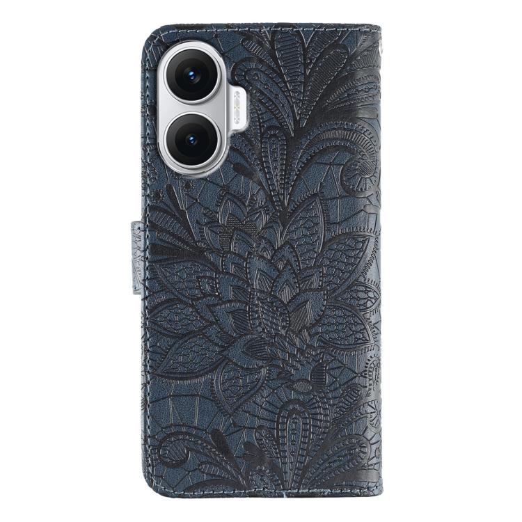 For Redmi Turbo 4 Pro 5G / Poco F7 Lace Flower Embossing Flip Leather Phone Case