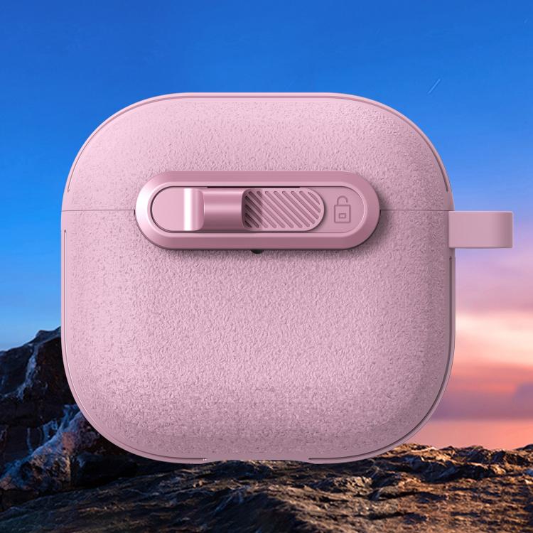 For AirPods 4 Starry Texture Lock Buckle Shockproof Earphones Case