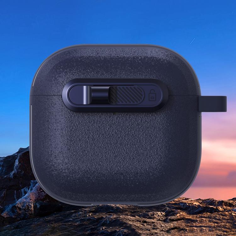 For AirPods 4 Starry Texture Lock Buckle Shockproof Earphones Case