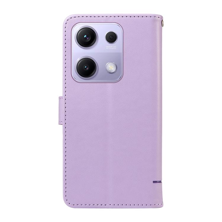 For Xiaomi Poco M6 Pro 4G Global Adorable Cat Embossed Pattern Flip Leather Phone Case