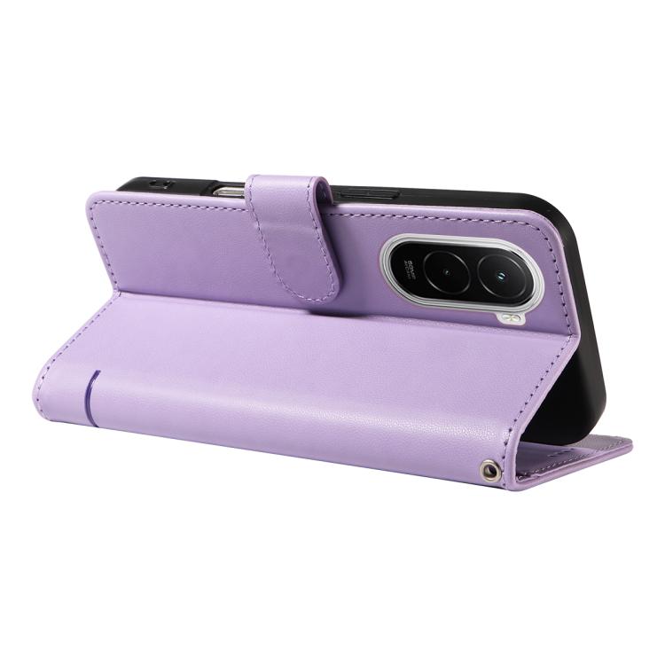 For Xiaomi Poco M7 4G 169mm Adorable Cat Embossed Pattern Flip Leather Phone Case