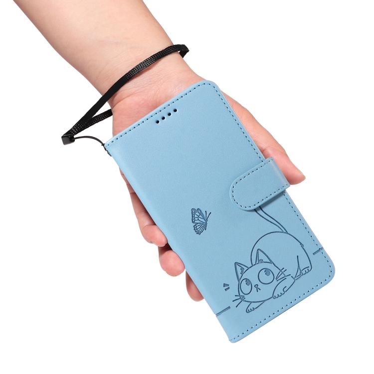 For Xiaomi 15T 5G Adorable Cat Embossed Pattern Flip Leather Phone Case
