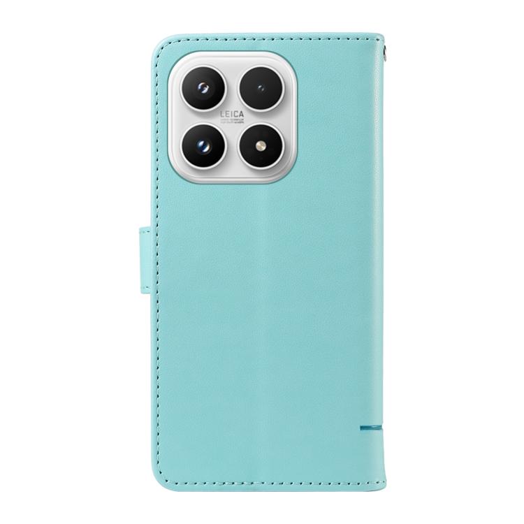 For Xiaomi 17 Adorable Cat Embossed Pattern Flip Leather Phone Case