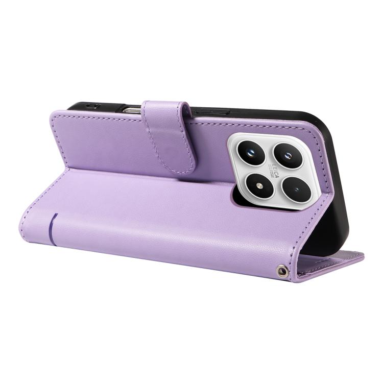 For Xiaomi 17 Adorable Cat Embossed Pattern Flip Leather Phone Case