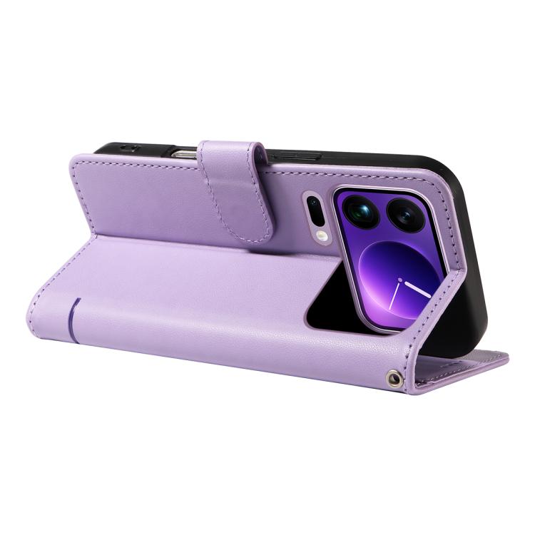 For Xiaomi 17 Pro Max Adorable Cat Embossed Pattern Flip Leather Phone Case
