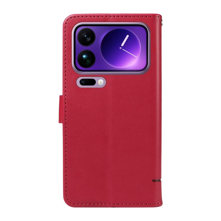 For Xiaomi 17 Pro Max Adorable Cat Embossed Pattern Flip Leather Phone Case