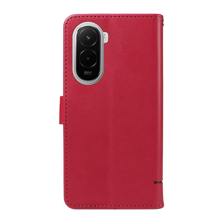 For Xiaomi Poco M7 4G 171mm Adorable Cat Embossed Pattern Flip Leather Phone Case