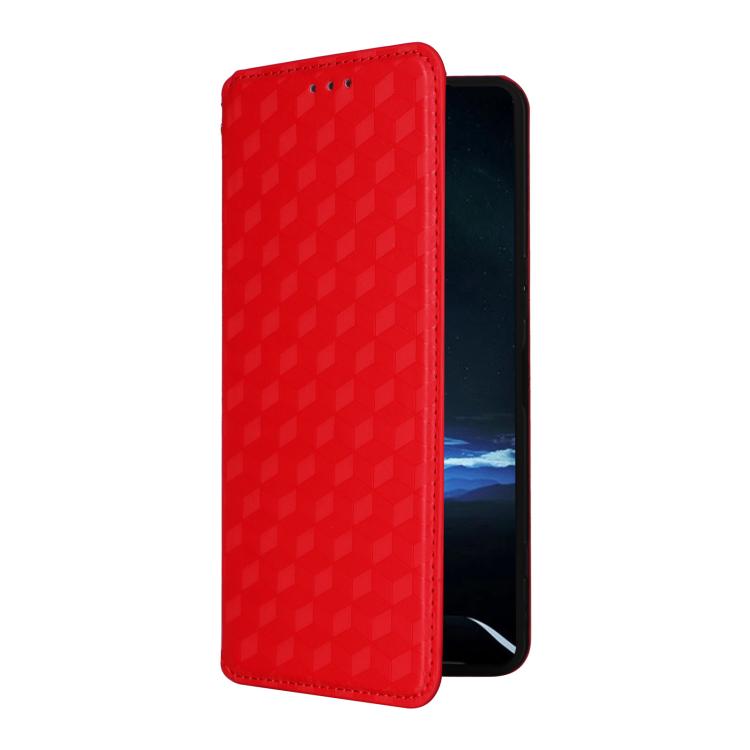 For Sony Xperia 1 VIII Cubic Grid Texture Flip Leather Phone Case