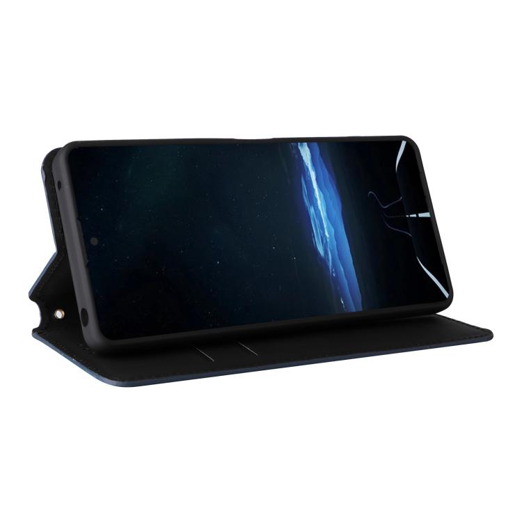 For Sony Xperia 1 VIII Cubic Grid Texture Flip Leather Phone Case