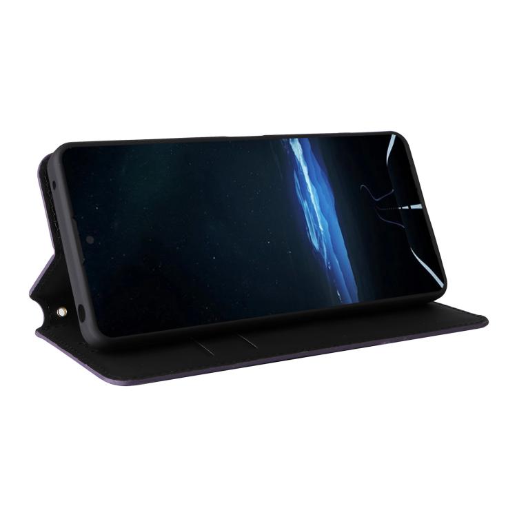 For Sony Xperia 1 VIII Cubic Grid Texture Flip Leather Phone Case