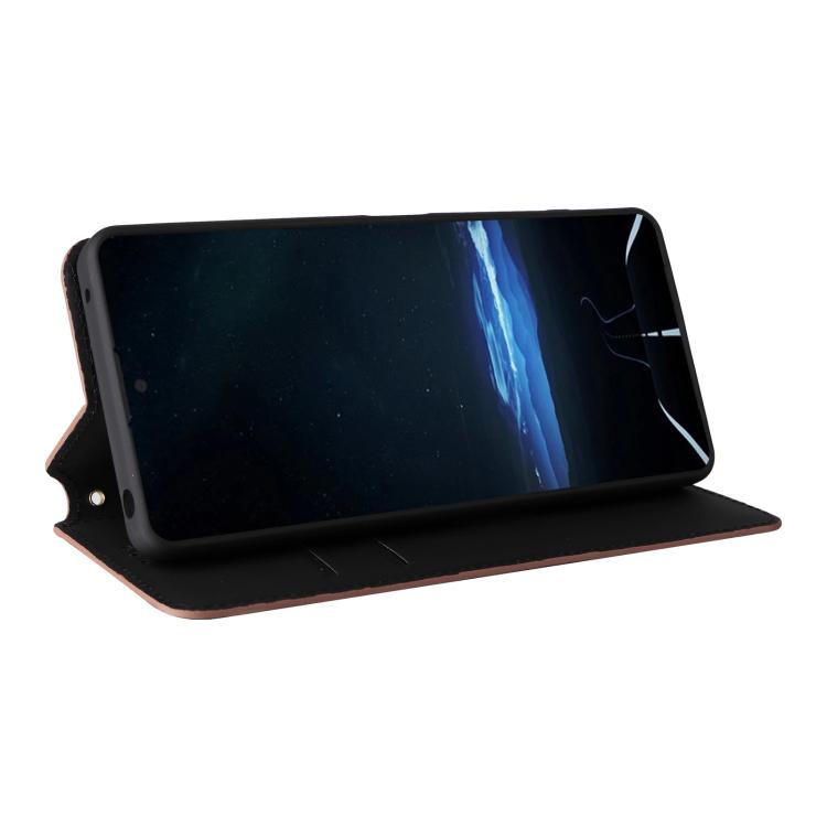 For Sony Xperia 1 VIII Cubic Grid Texture Flip Leather Phone Case