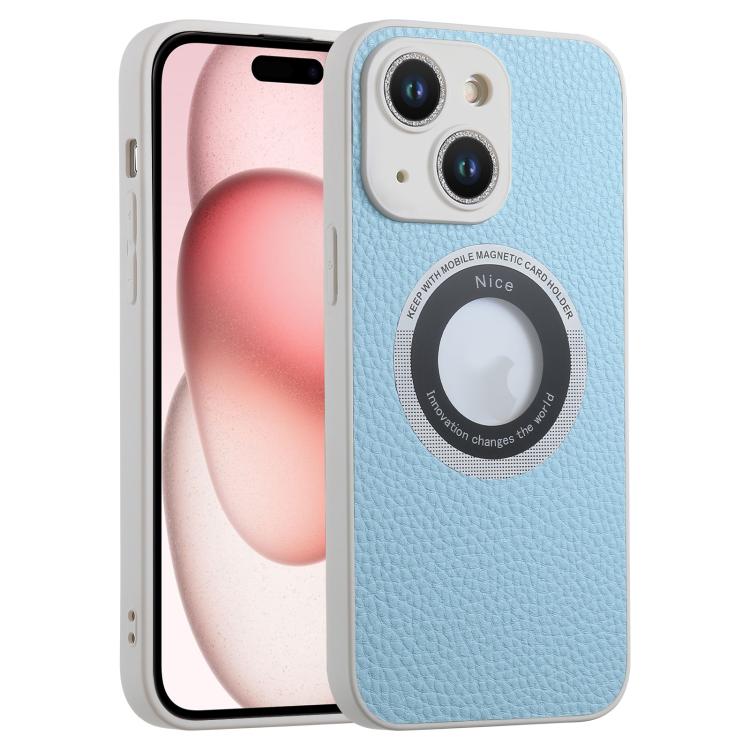 For iPhone 15 Glitter Lens MagSafe Magnetic Phone Case