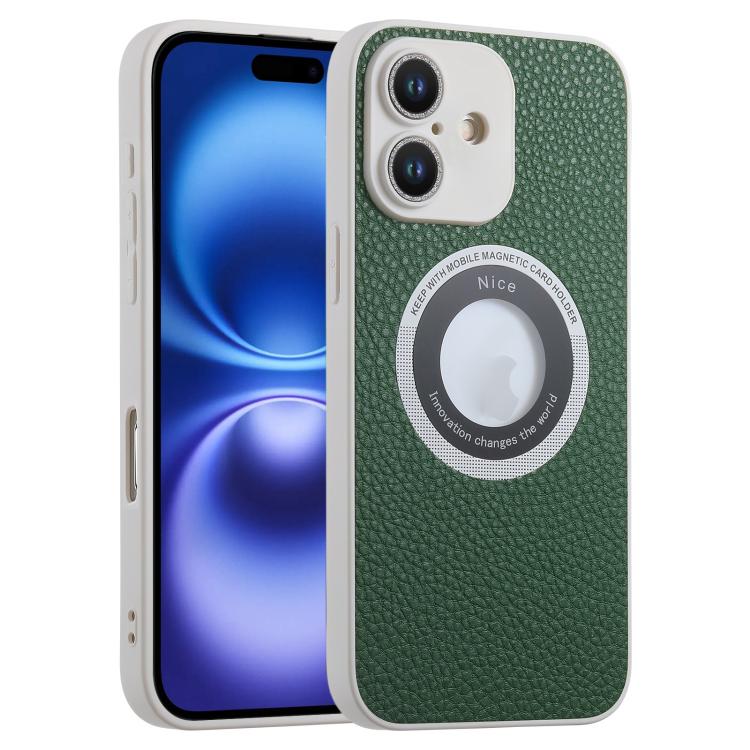 For iPhone 16 Glitter Lens MagSafe Magnetic Phone Case