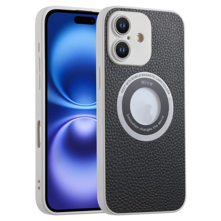 For iPhone 16 Glitter Lens MagSafe Magnetic Phone Case