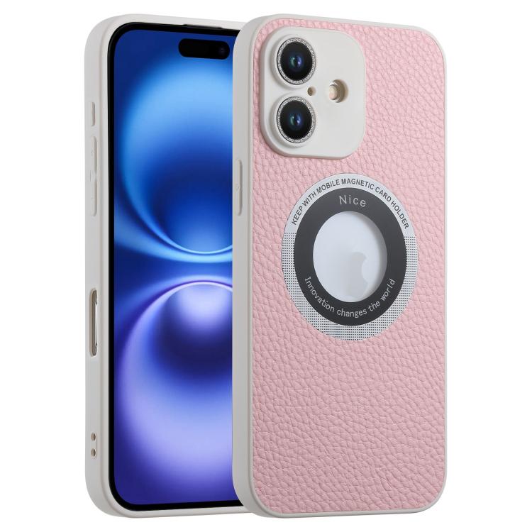 For iPhone 16 Plus Glitter Lens MagSafe Magnetic Phone Case