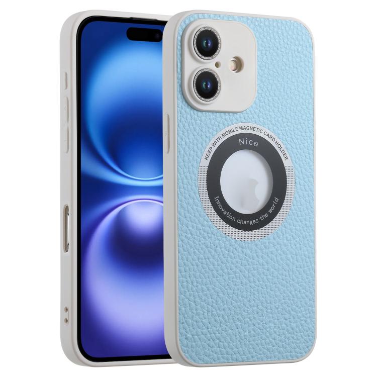 For iPhone 16 Plus Glitter Lens MagSafe Magnetic Phone Case