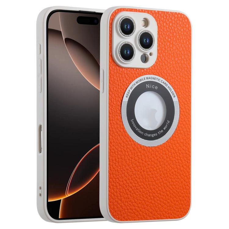 For iPhone 16 Pro Glitter Lens MagSafe Magnetic Phone Case