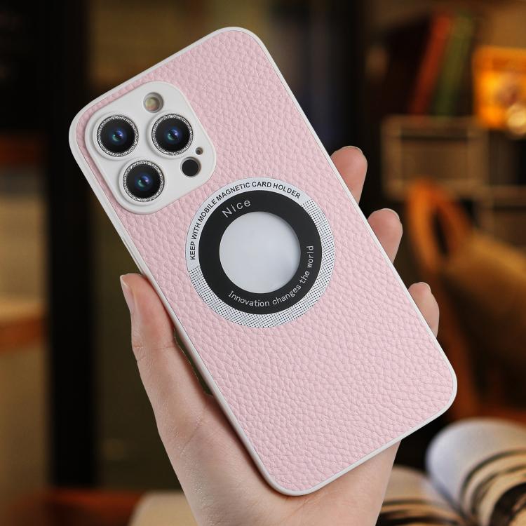 For iPhone 16 Pro Glitter Lens MagSafe Magnetic Phone Case