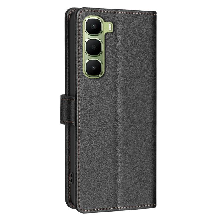 For Infinix Hot 60 Pro+ 4G Litchi Texture RFID Anti-theft Leather Phone Case