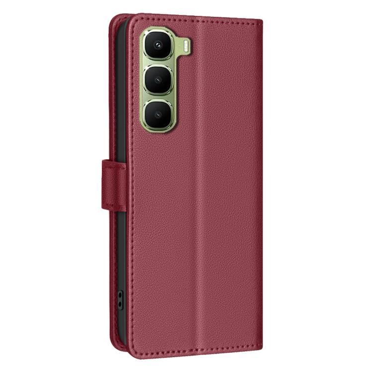 For Infinix Hot 60 Pro+ 4G Litchi Texture RFID Anti-theft Leather Phone Case
