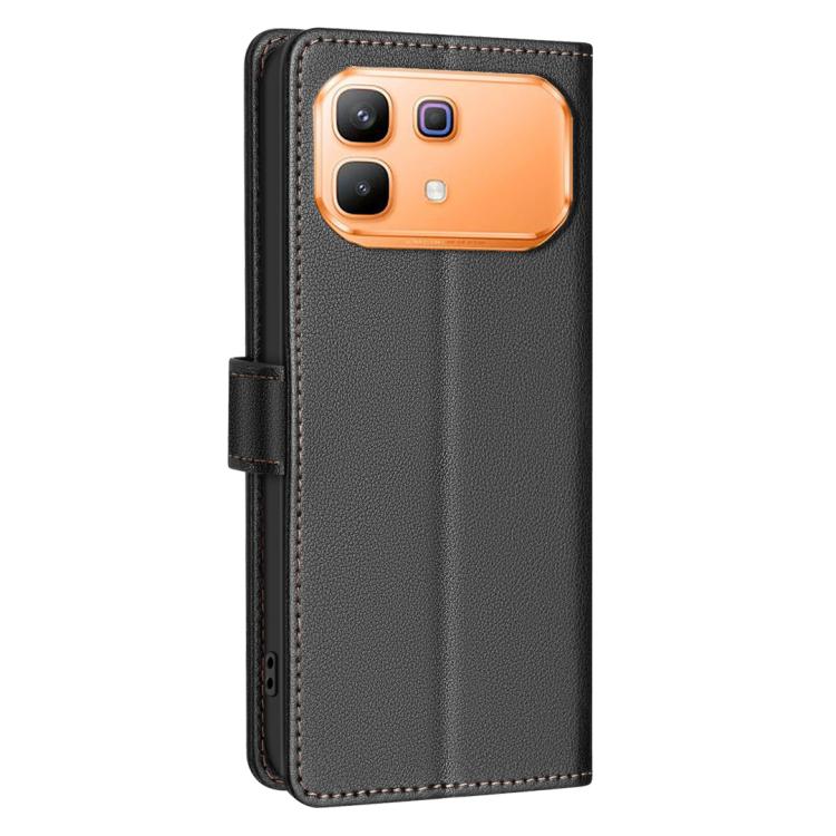 For Infinix Note 60 5G/60 Pro 5G Litchi Texture RFID Anti-theft Leather Phone Case