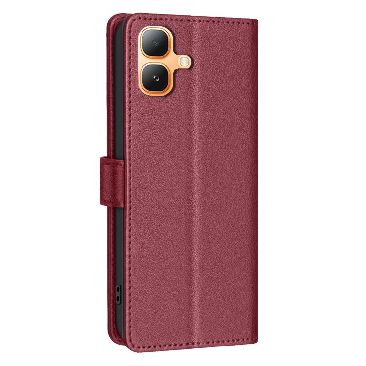 For Infinix Smart 20 4G Litchi Texture RFID Anti-theft Leather Phone Case