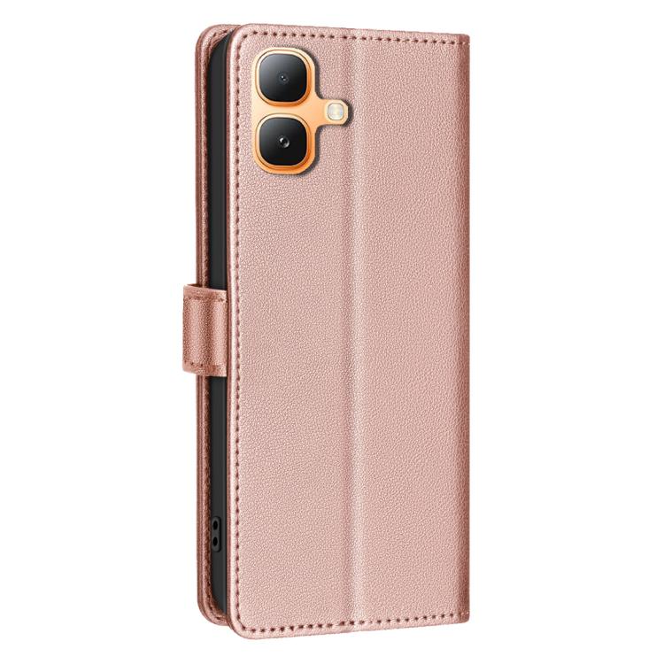 For Infinix Smart 20 4G Litchi Texture RFID Anti-theft Leather Phone Case