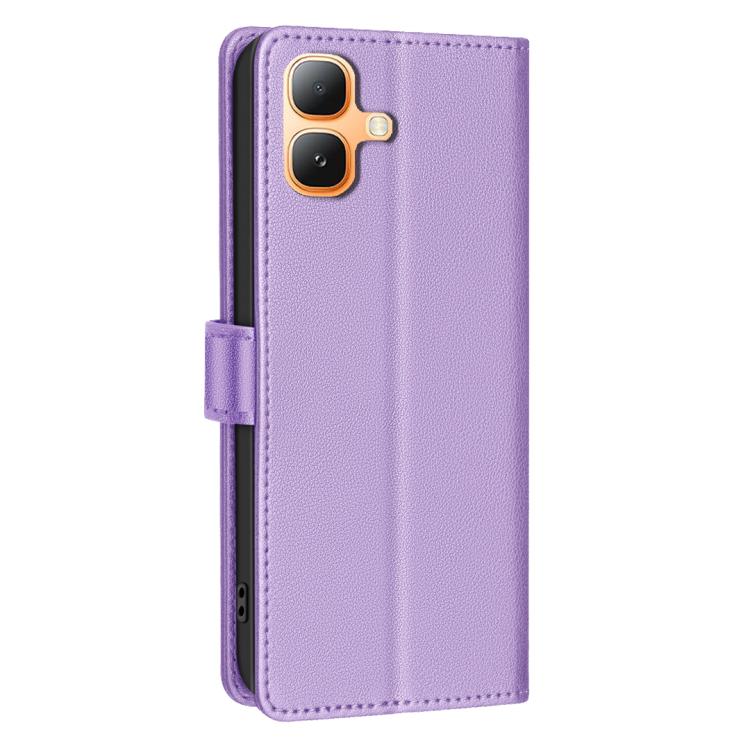 For Infinix Smart 20 4G Litchi Texture RFID Anti-theft Leather Phone Case