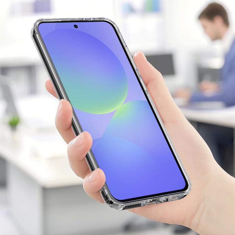 For Samsung Galaxy A26 5G MagSafe Magnetic Acrylic TPU Phone Case - Transparent