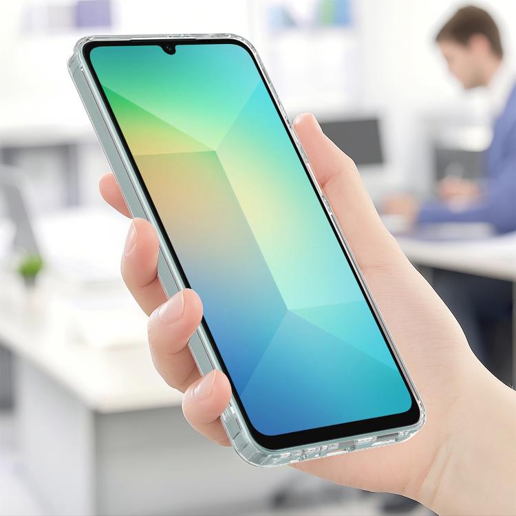 For Samsung Galaxy A06 5G / 4G MagSafe Magnetic Acrylic TPU Phone Case - Transparent